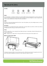 Preview for 7 page of ROBINHOOD RPD3CL6BK Installation And Operating Instructions Manual