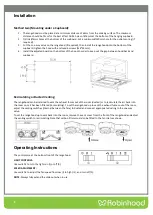 Предварительный просмотр 5 страницы ROBINHOOD RSOF60XCOM Installation And Operating Instructions Manual