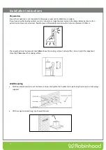 Preview for 5 page of ROBINHOOD RWK3CL6G Installation And Operating Instructions Manual