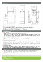 Preview for 2 page of ROBINHOOD ST7003SLIM Installation And Operating Instructions Manual