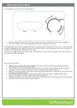 Preview for 7 page of ROBINHOOD VIVA VCF142 Installation And Operating Instructions Manual