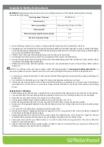 Preview for 3 page of ROBINHOOD WDCA845W Installation And Operating Instructions Manual