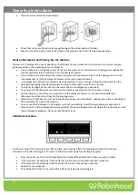 Preview for 16 page of ROBINHOOD WDCA845W Installation And Operating Instructions Manual