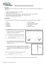 Предварительный просмотр 3 страницы Robinson Polytunnels 10ft Wide Polytunnel Assembly & Instruction Manual