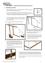 Предварительный просмотр 9 страницы Robinson Polytunnels 10ft Wide Polytunnel Assembly & Instruction Manual