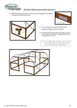 Предварительный просмотр 12 страницы Robinson Polytunnels 10ft Wide Polytunnel Assembly & Instruction Manual