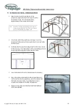 Предварительный просмотр 17 страницы Robinson Polytunnels 10ft Wide Polytunnel Assembly & Instruction Manual