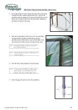 Предварительный просмотр 18 страницы Robinson Polytunnels 10ft Wide Polytunnel Assembly & Instruction Manual