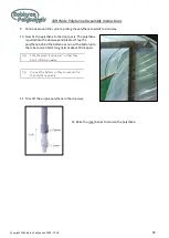 Предварительный просмотр 20 страницы Robinson Polytunnels 10ft Wide Polytunnel Assembly & Instruction Manual