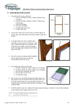 Предварительный просмотр 23 страницы Robinson Polytunnels 10ft Wide Polytunnel Assembly & Instruction Manual