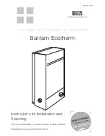 Preview for 2 page of Robinson Willey Bantam Ecotherm Instructions For Installation And Servicing