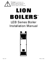 Robinson LION BOILERS LEB Series Installation Manual preview