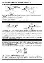 Preview for 19 page of Robitronic ETC Sport R39010 Instruction Manual