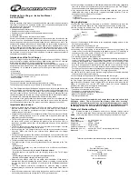 Предварительный просмотр 2 страницы Robitronic R01002 Instruction Manual