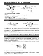 Предварительный просмотр 2 страницы Robitronic RC SPORT 2-PY Instruction Manual