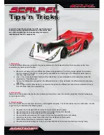 Robitronic scalpel Tips And Tricks Manual preview