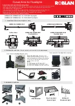 ROBLAN ARMBL50A1 Installation Instructions предпросмотр