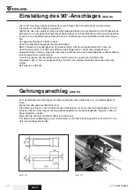 Preview for 45 page of Robland E2800 Manual