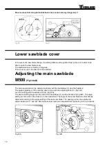 Preview for 12 page of Robland M500 EL Manual