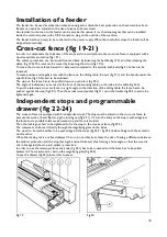 Preview for 20 page of Robland T-120 L Manual