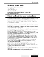 Preview for 3 page of Robland T110i User Manual