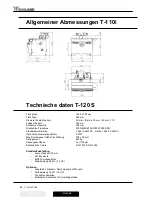 Preview for 44 page of Robland T110i User Manual