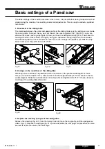 Предварительный просмотр 31 страницы Robland Z400 EL Manual