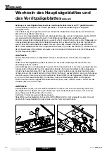 Предварительный просмотр 54 страницы Robland Z400 EL Manual