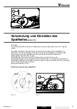 Предварительный просмотр 55 страницы Robland Z400 EL Manual