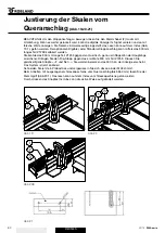 Предварительный просмотр 60 страницы Robland Z400 EL Manual