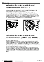 Preview for 22 page of Robland Z500 EL Manual