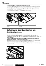 Preview for 56 page of Robland Z500 EL Manual