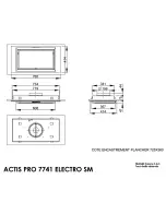 ROBLIN ACTIS PRO 7741 ELECTRO SM Dimensions preview