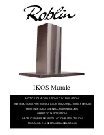 ROBLIN IKOS MURALE Instructions For Installation Manual предпросмотр