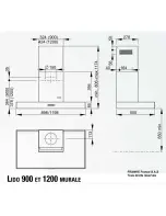 ROBLIN LIDO 1200 MURALE Dimensions предпросмотр