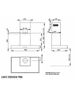 ROBLIN LIDO DESIGN 900 Dimensions preview