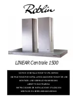 Предварительный просмотр 1 страницы ROBLIN LINEAR 1500 CENTRALE Instructions For Installation Manual