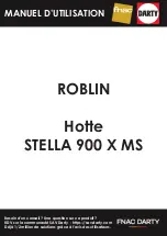 Preview for 1 page of ROBLIN STELLA 900 X MS User Manual