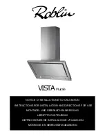 ROBLIN VISTA MURALE Instructions For Installation Manual preview