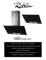 ROBLIN VIZIO VERRE MURALE Instructions For Installation Manual preview