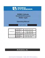 Preview for 2 page of ROBO Cylinder IAI America RCA-SA4C Operating Manual