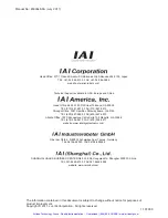 Preview for 127 page of ROBO Cylinder IAI America RCA-SA4C Operating Manual