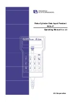 Preview for 1 page of ROBO Cylinder RCA-P Operating Manual