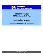 ROBO Cylinder RCP5-BA4 Instruction Manual preview