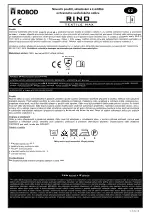 Preview for 11 page of ROBOD RINO TEXTILE MAX Manual For Use, Storage And Maintenance