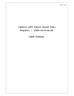 Preview for 1 page of ROBOfiber EDFA-4429 Series User Manual