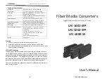 Preview for 1 page of ROBOfiber LFC Series User Manual