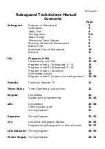 RoboGuard TRX005 Technician Manual preview