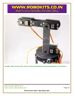 Preview for 22 page of Robokits Robotic Arm 6 DOF Assembly Manual