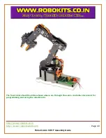 Preview for 40 page of Robokits Robotic Arm 6 DOF Assembly Manual